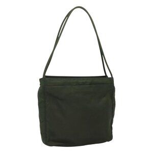 PRADA Tote Bag Nylon Green Auth